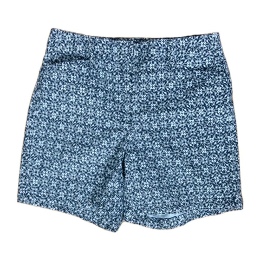 Lands' End Women's‎ Blue Floral  Shorts Size 10